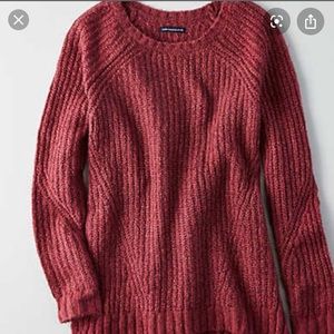 AEO Ahh-mazingly Soft Jegging Sweater, Burgundy S
